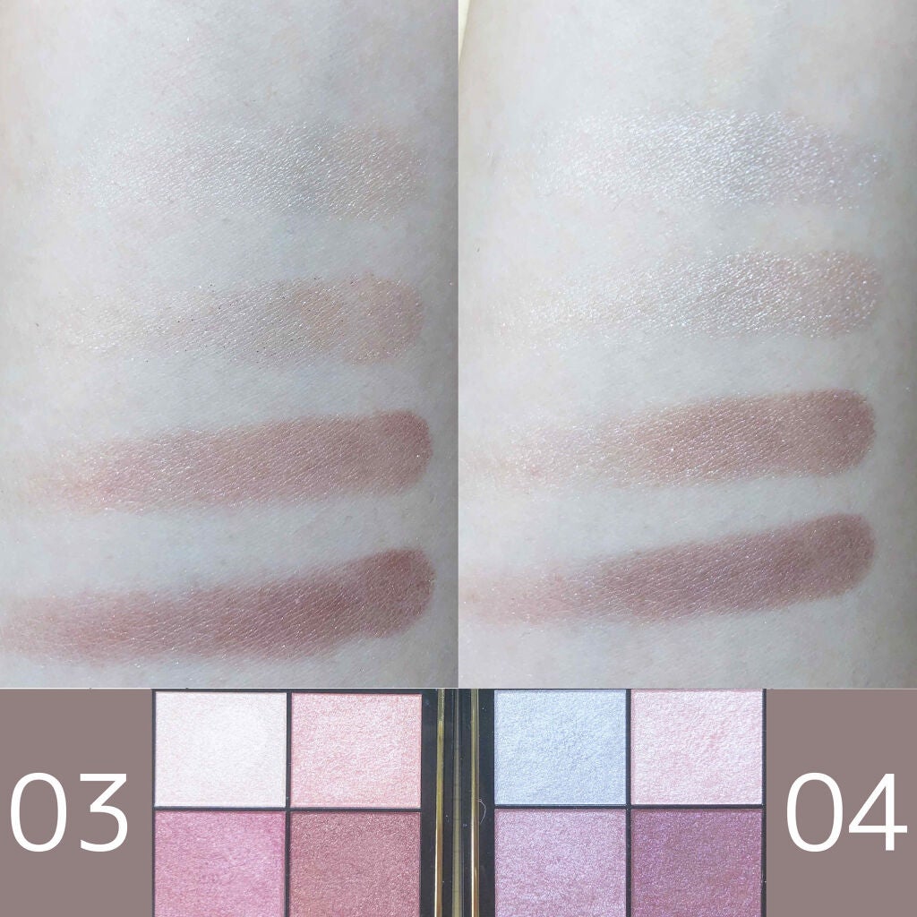 スキニーリッチシャドウ/excel/アイシャドウパレットを使ったクチコミ(4枚目)