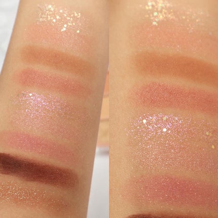 グリッターペディアアイパレット/unleashia/アイシャドウパレットを使ったクチコミ(6枚目)