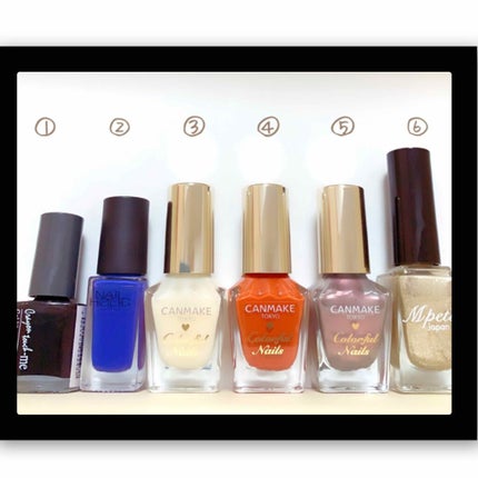 カラフルネイルズ/キャンメイク/マニキュアを使ったクチコミ(4枚目)