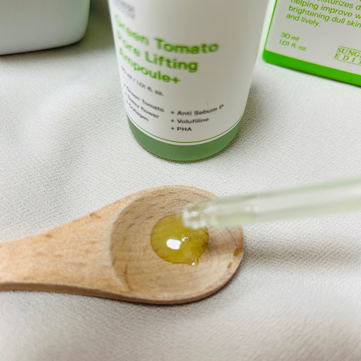 グリーントマトポアリフティングアンプル+/SUNGBOON EDITOR(成分エディター)/美容液を使ったクチコミ(3枚目)