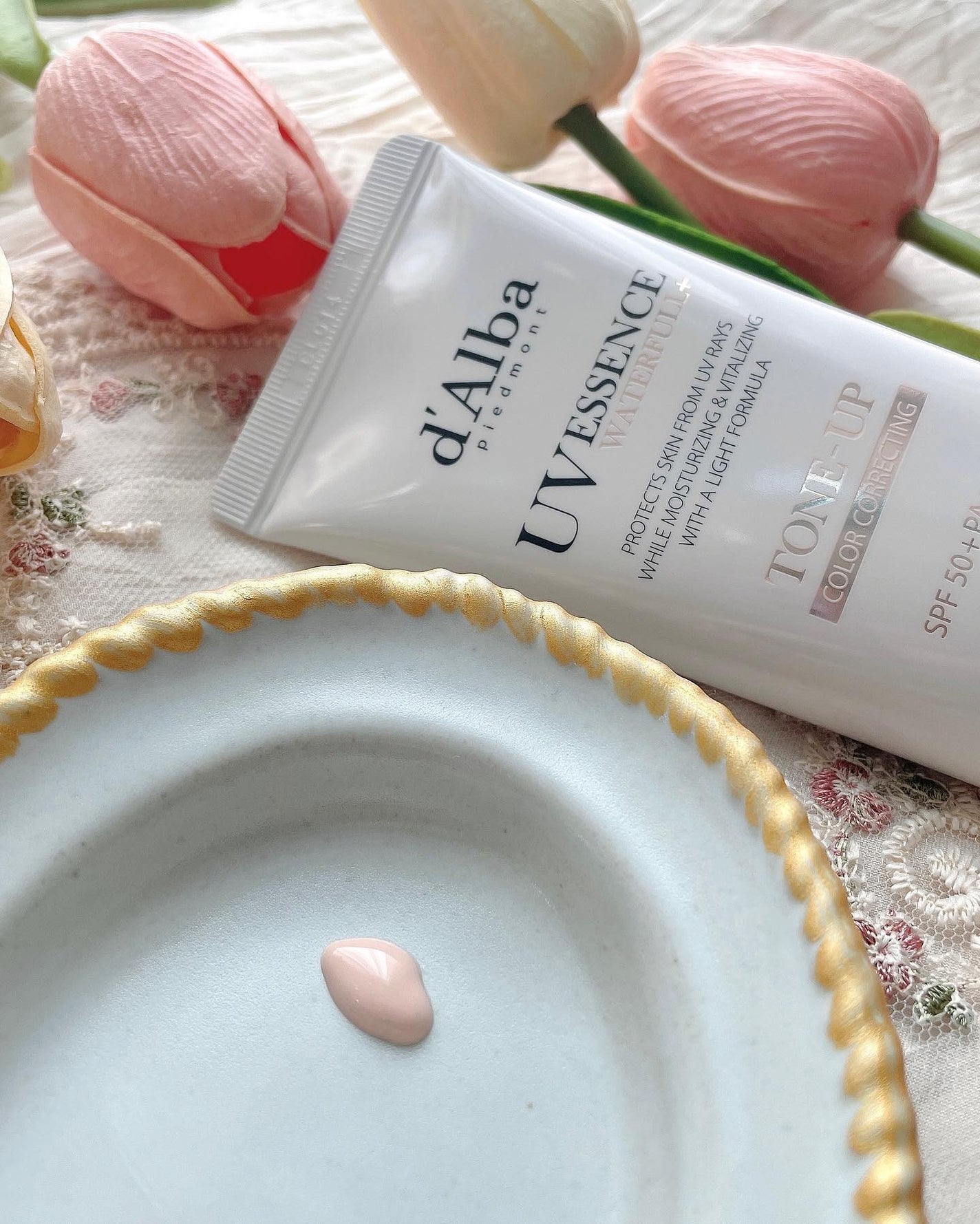 ウォータフルトーンアップサンクリーム/ダルバ/日焼け止めクリームを使ったクチコミ(3枚目)