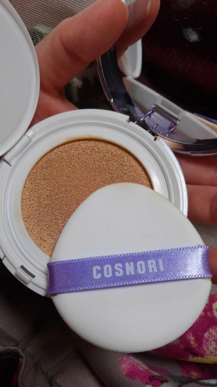 パンテノールバリアクッション/COSNORI/クッションファンデーションを使ったクチコミ(1枚目)