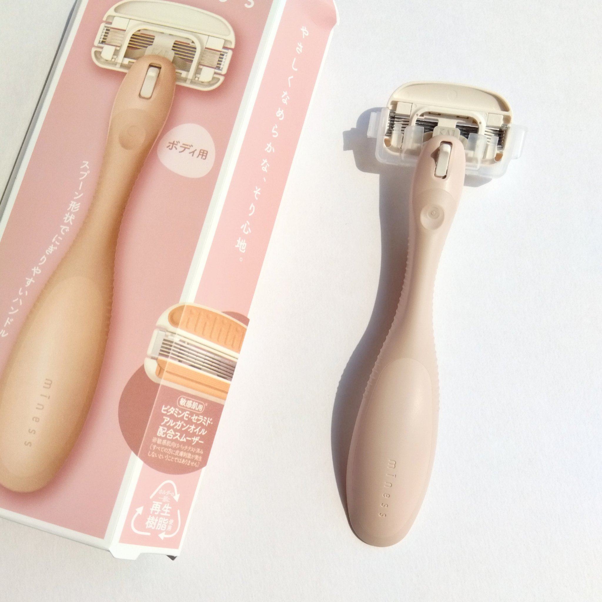 miness ボディ用カミソリ 替刃2個付/貝印/シェーバーを使ったクチコミ（1枚目）