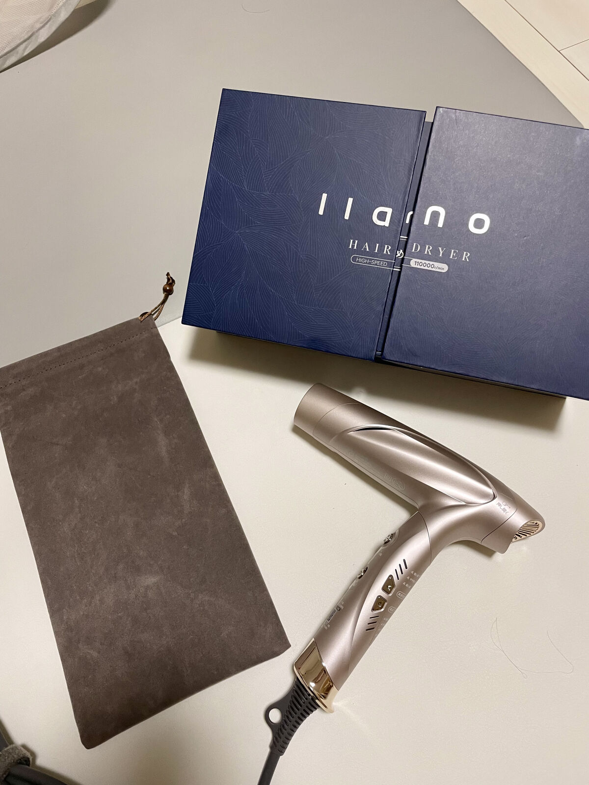 中和イオンヘアドライヤー/llano/ドライヤーを使ったクチコミ（2枚目）