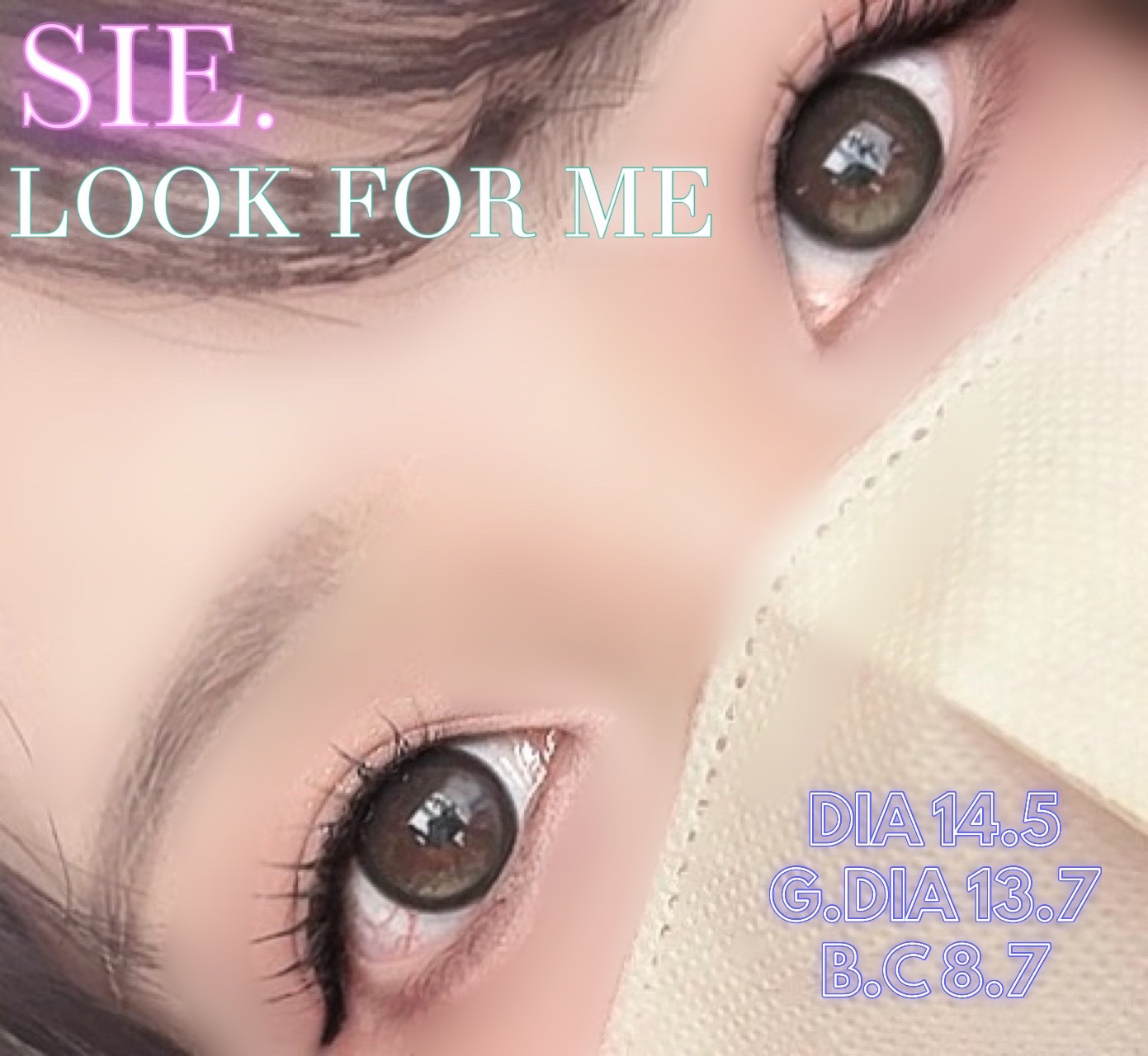 SIE. 1day LOOK FOR ME（ルックフォーミー）/SIE./ワンデー（１DAY）カラコンを使ったクチコミ（1枚目）