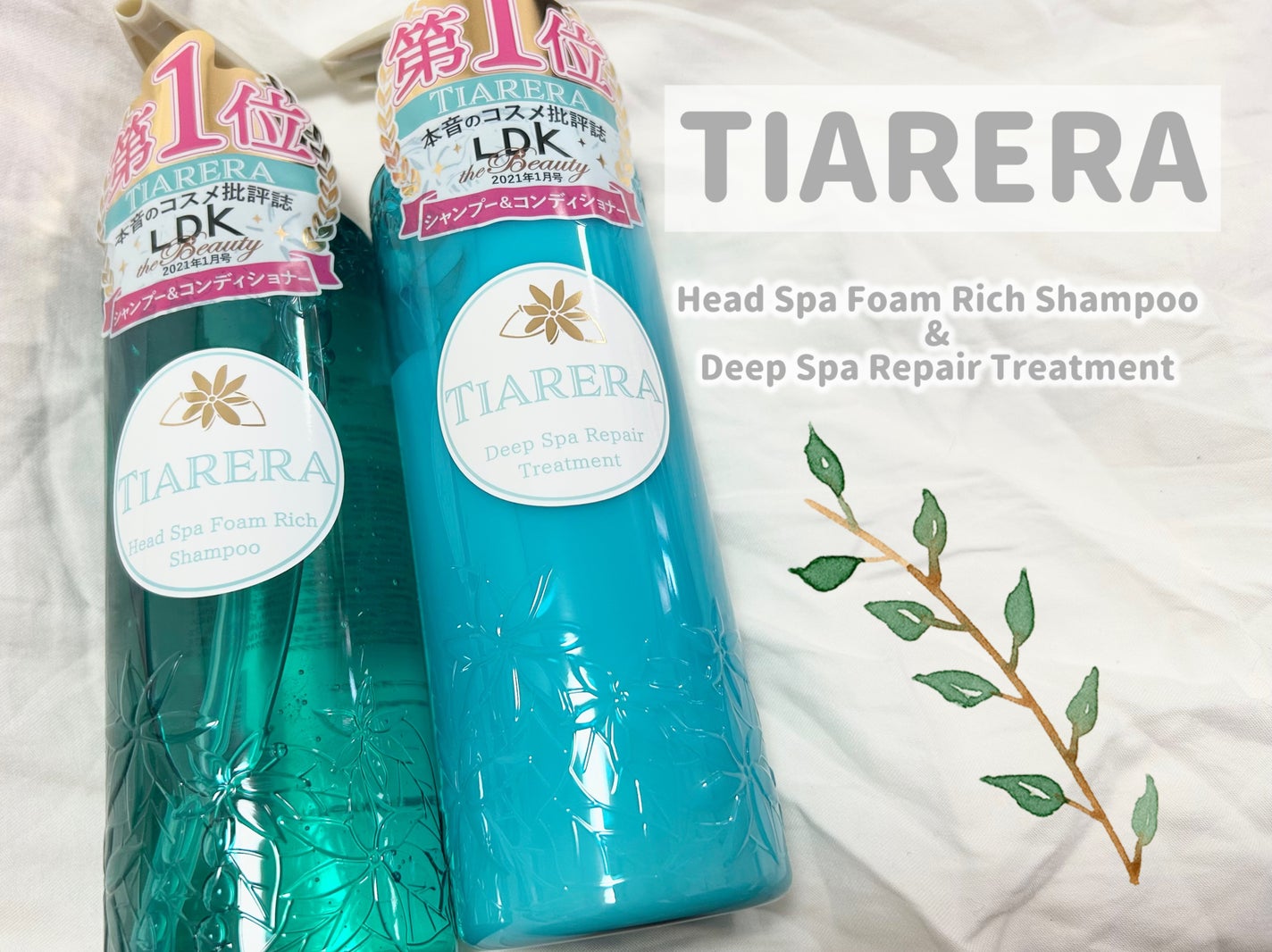 ヘッドスパフォームリッチシャンプー/ディープスパリペアトリートメント/TIARERA/市販シャンプーを使ったクチコミ(1枚目)
