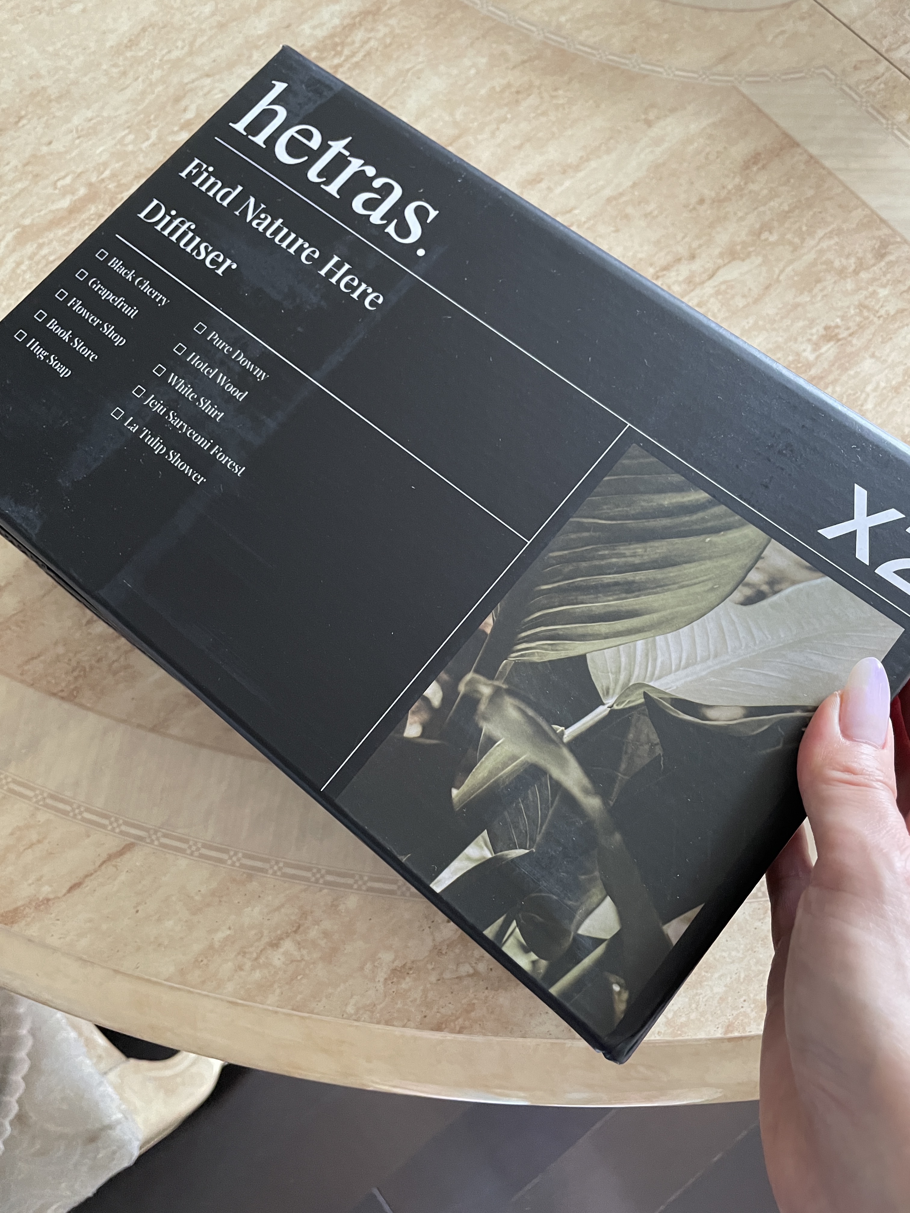 プレミアムディフューザー/hetras/ルームフレグランスを使ったクチコミ（1枚目）