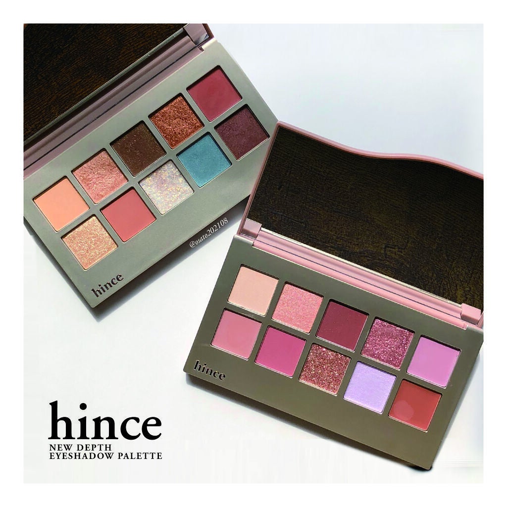 ニューデップスアイシャドウパレット/hince/アイシャドウパレットを使ったクチコミ(1枚目)