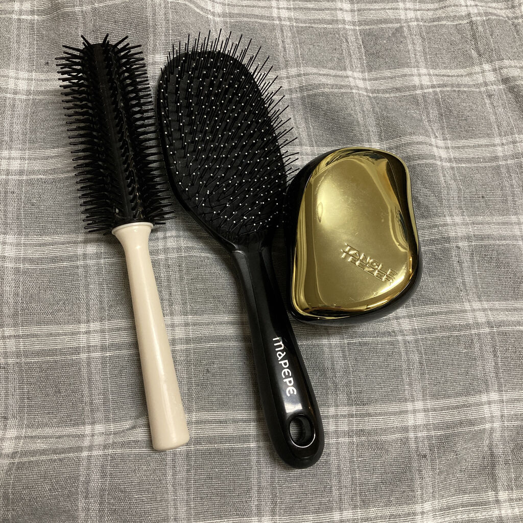 コンパクトスタイラー ゴールドラッシュ/TANGLE TEEZER/ヘアブラシを使ったクチコミ（3枚目）