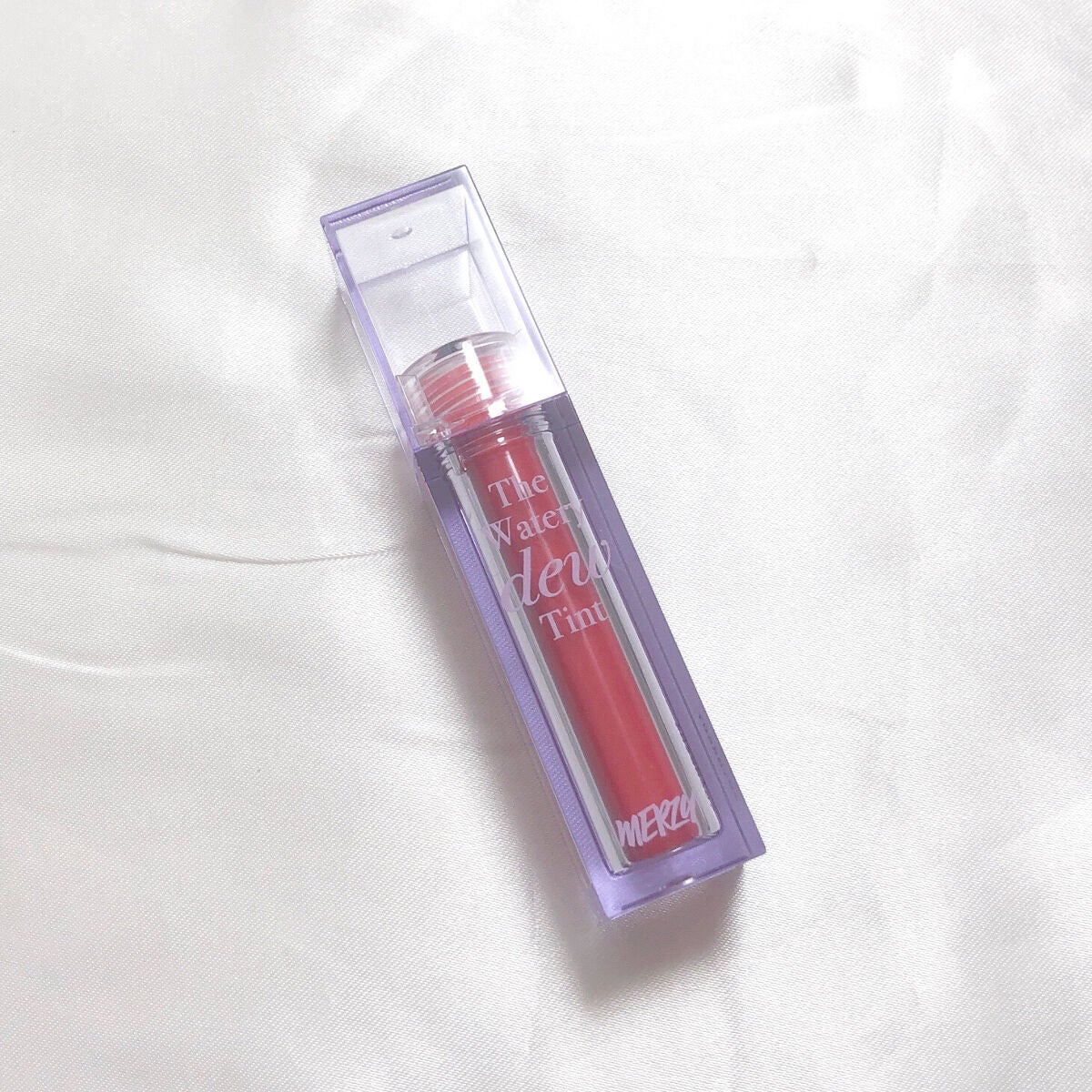 ザ ウォータリーデューティント/MERZY/リップティントを使ったクチコミ(3枚目)