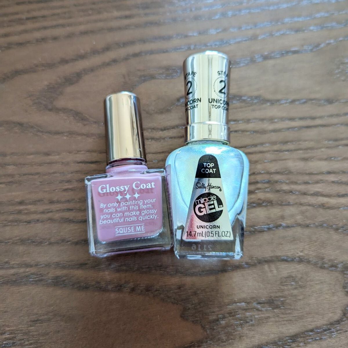 グロッシーコート/スキューズミー/オールインワンネイルを使ったクチコミ(2枚目)