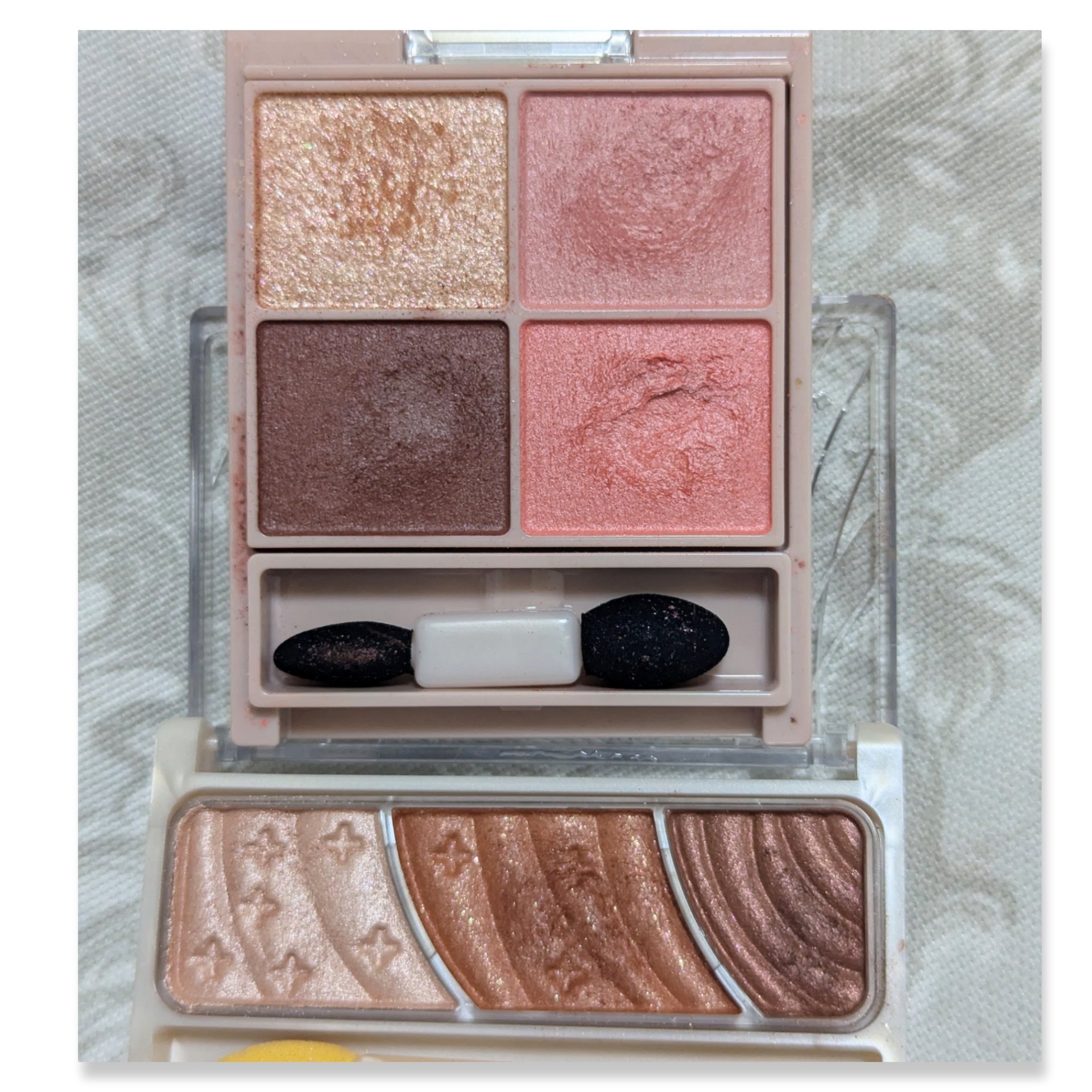 トーンアップアイシャドウ/CEZANNE/アイシャドウパレットを使ったクチコミ（3枚目）