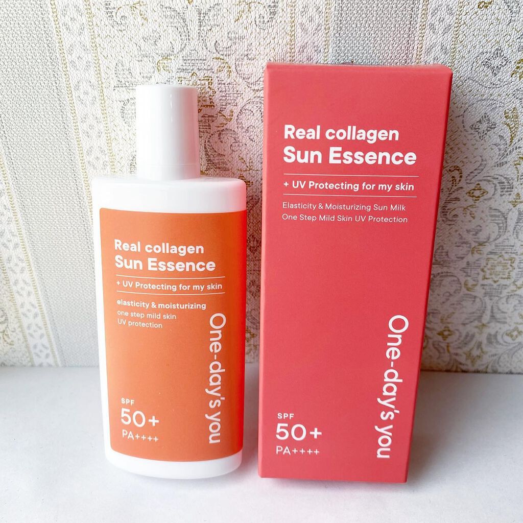 リアルコラーゲンサンエッセンス/One-day's you/日焼け止めローションを使ったクチコミ（1枚目）