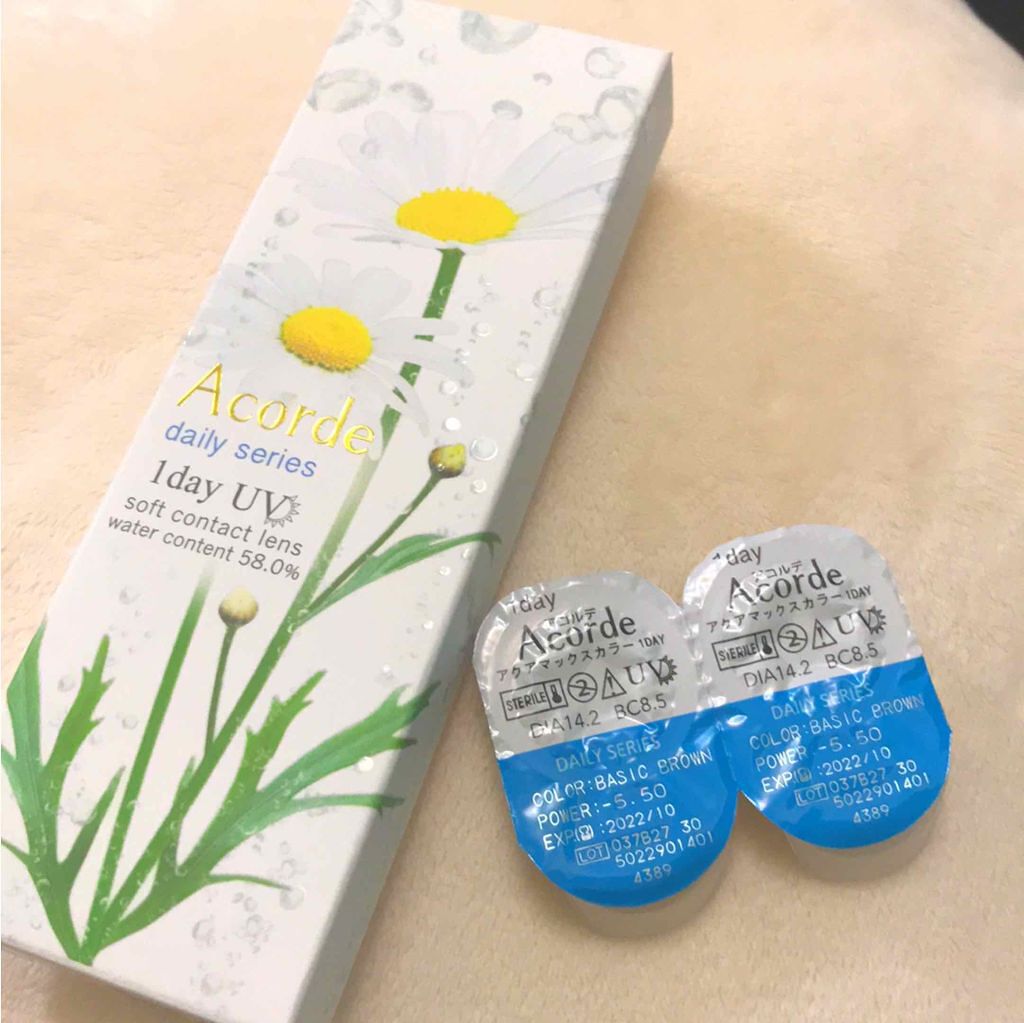 Acorde(アコルデ)/Acorde/カラーコンタクトレンズを使ったクチコミ(1枚目)