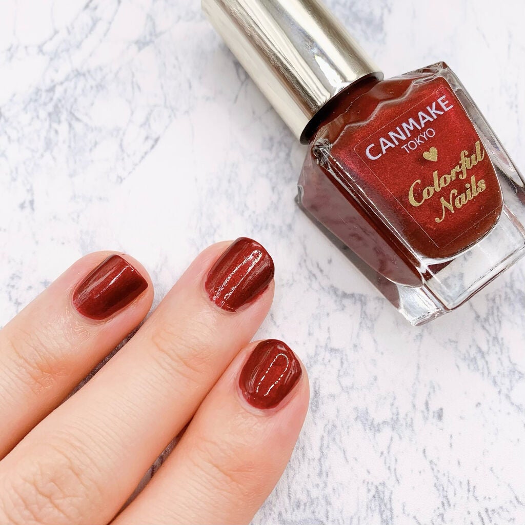 カラフルネイルズ/キャンメイク/マニキュアを使ったクチコミ(5枚目)