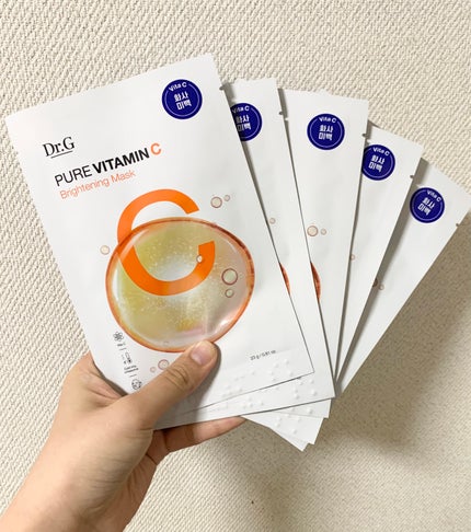 ドクタージー ピュア ビタミンC ブライトニングマスク/Dr.G/シートマスク・パックを使ったクチコミ(2枚目)