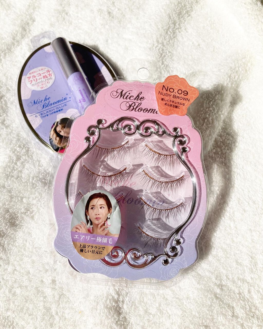 ミッシュブルーミン 3Dアイラッシュライン No.9 ヌーディーブラウン/ミッシュブルーミン/つけまつげを使ったクチコミ（1枚目）