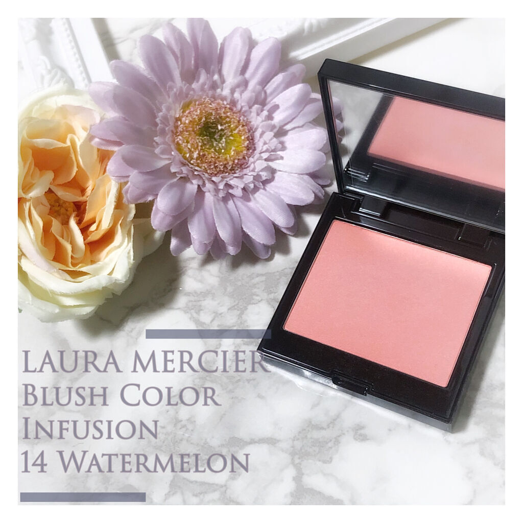 ブラッシュ カラー インフュージョン 14 WATERMELON/ローラ メルシエ/パウダーチークを使ったクチコミ（1枚目）