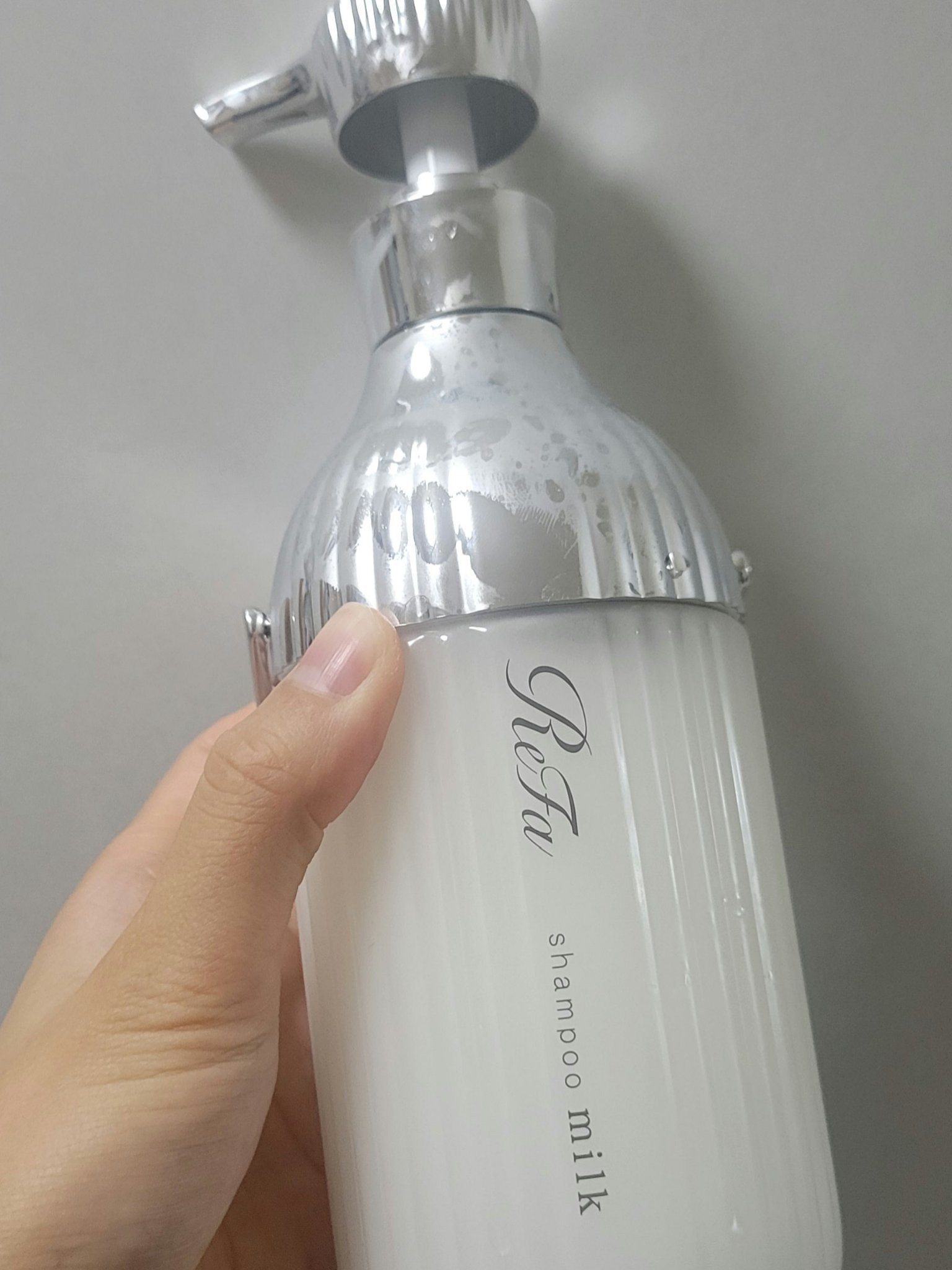 リファミルクプロテインシャンプー/トリートメント/ReFa/シャンプー・コンディショナーを使ったクチコミ（1枚目）