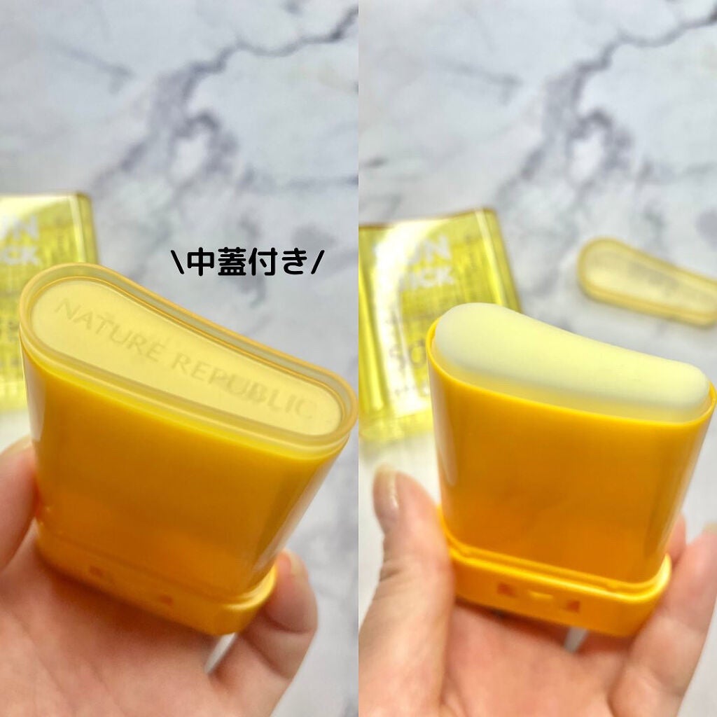 パウダリーUVアロエスティック SPF50+/PA++++/ネイチャーリパブリック/日焼け止めスティックを使ったクチコミ(3枚目)