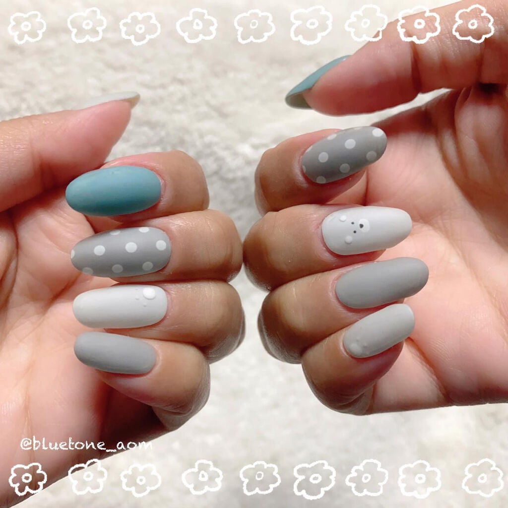 セミキュアジェルネイル(ハンド)/ohora/ネイルシールを使ったクチコミ(8枚目)