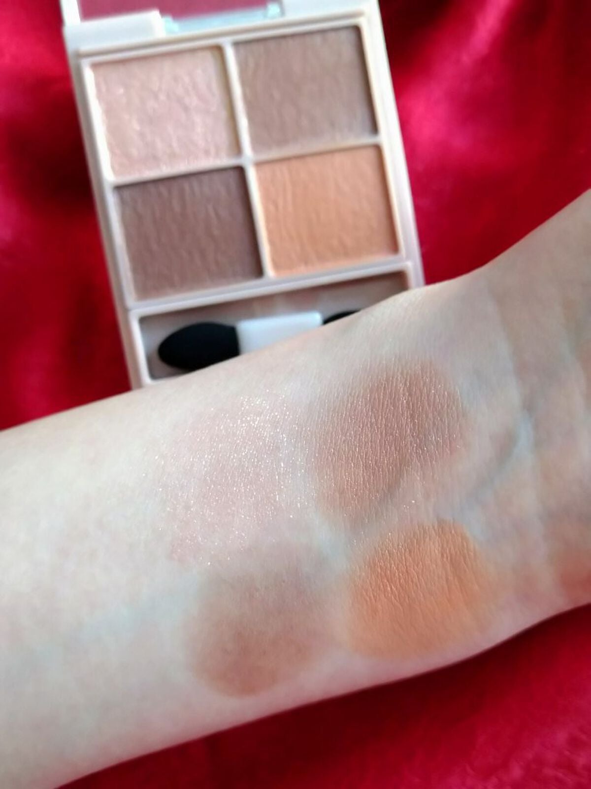 シルキースフレアイズ(マットタイプ)/キャンメイク/アイシャドウパレットを使ったクチコミ(3枚目)