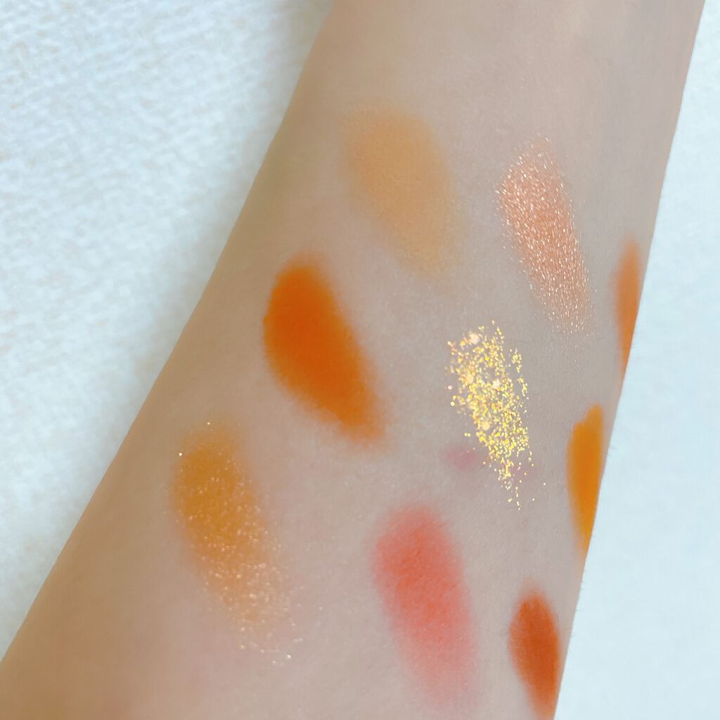 ORANGE YOU GLAD/ColourPop/アイシャドウパレットを使ったクチコミ(4枚目)