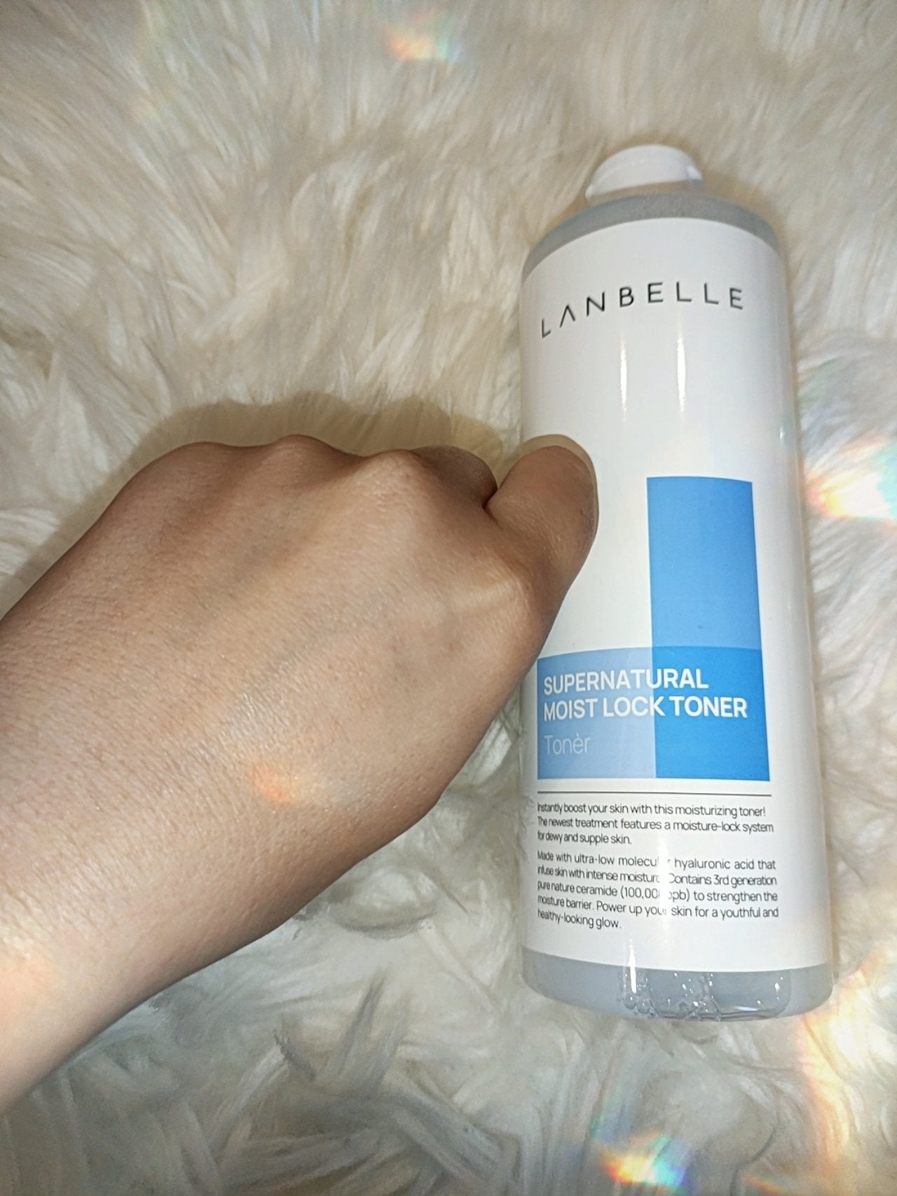 スーパーナチュラルモイストロックトナー/LANBELLE/化粧水を使ったクチコミ(3枚目)