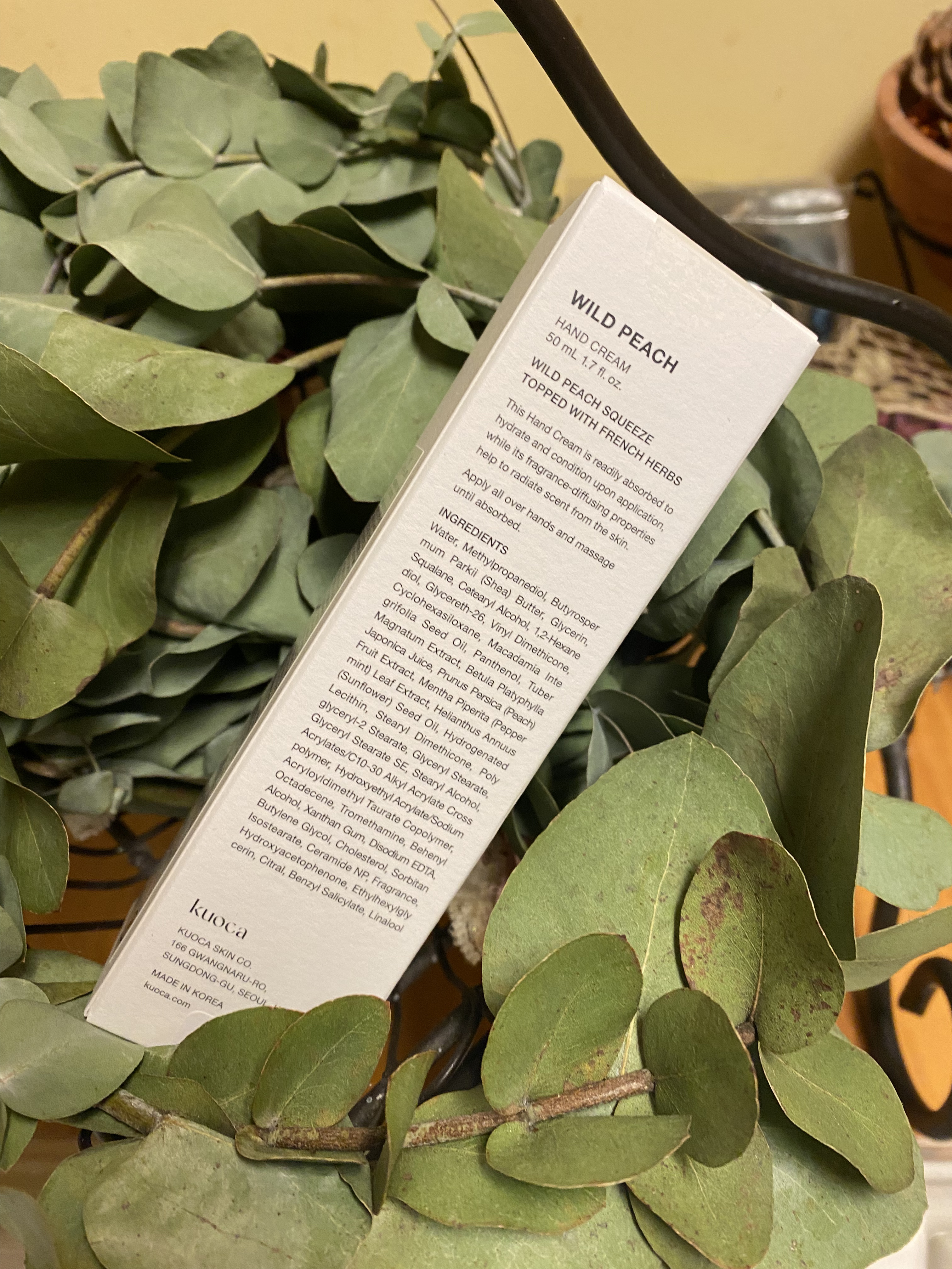 ワイルドピーチ ハンドクリーム/KUOCA/ハンドクリームを使ったクチコミ（2枚目）