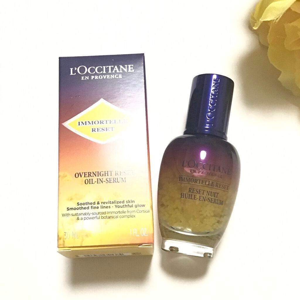 イモーテル オーバーナイトリセットセラム/L'OCCITANE/美容液を使ったクチコミ(1枚目)