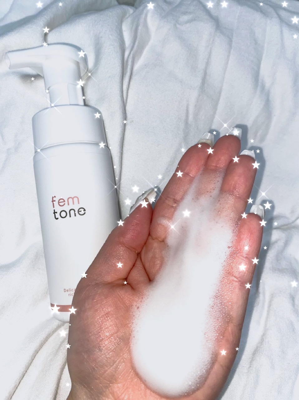 デリケートウォッシュ リッチフォーム/fem tone/デリケートゾーンケアを使ったクチコミ（2枚目）