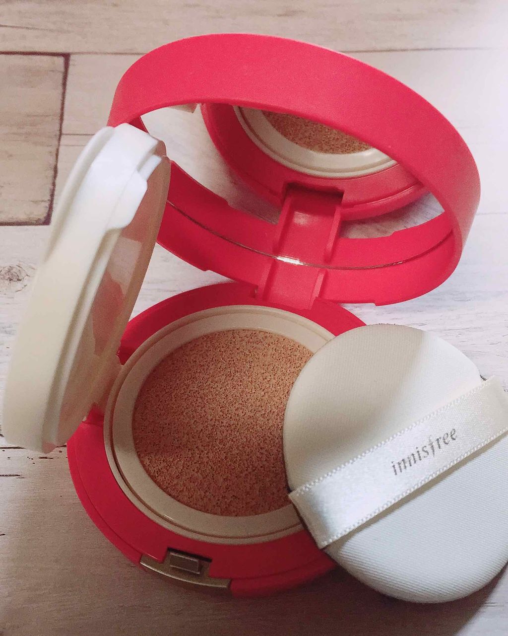 リセットクッション/innisfree/クッションファンデーションを使ったクチコミ(1枚目)