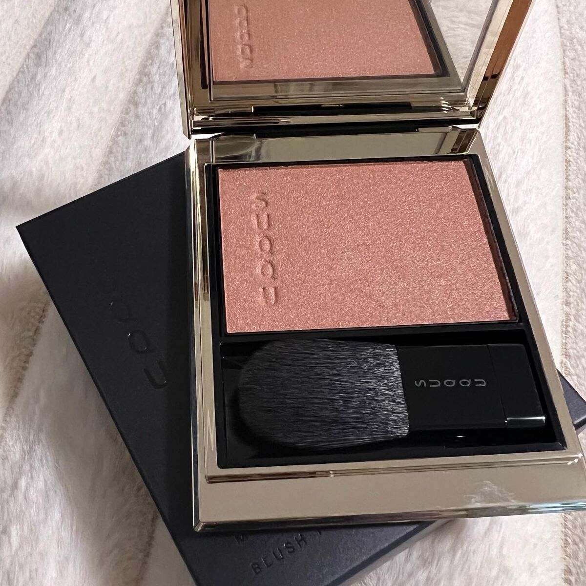 メルティング パウダー ブラッシュ/SUQQU/パウダーチークを使ったクチコミ(2枚目)