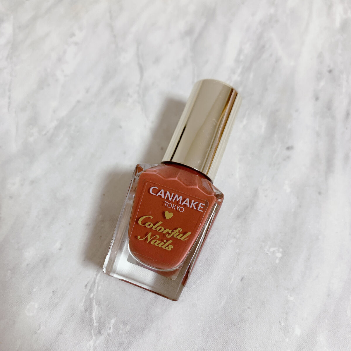 カラフルネイルズ N14 レディテラコッタ/キャンメイク/マニキュアを使ったクチコミ（1枚目）