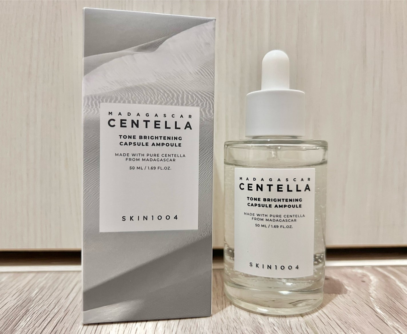 トーンブライトニング カプセルアンプル/SKIN1004/美容液を使ったクチコミ(1枚目)