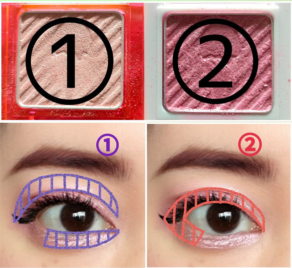 アイシャドウ アップルベリー/アイスクリームパーラー コスメティクス/単色アイシャドウを使ったクチコミ（2枚目）