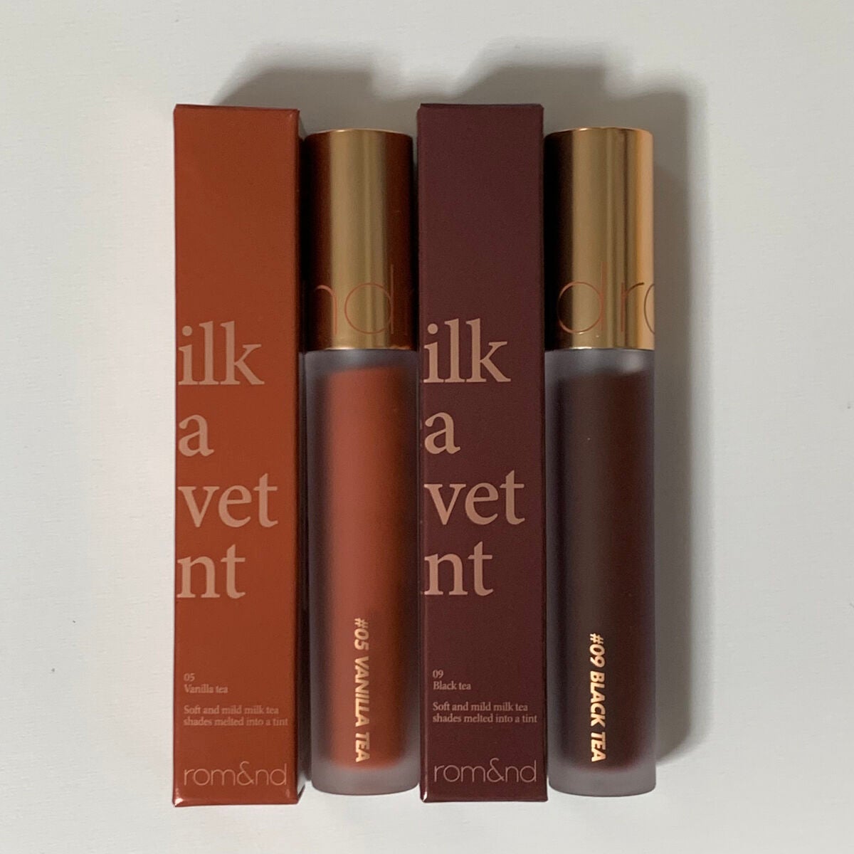 ミルクティーベルベットティント/rom&nd/リップティントを使ったクチコミ(3枚目)