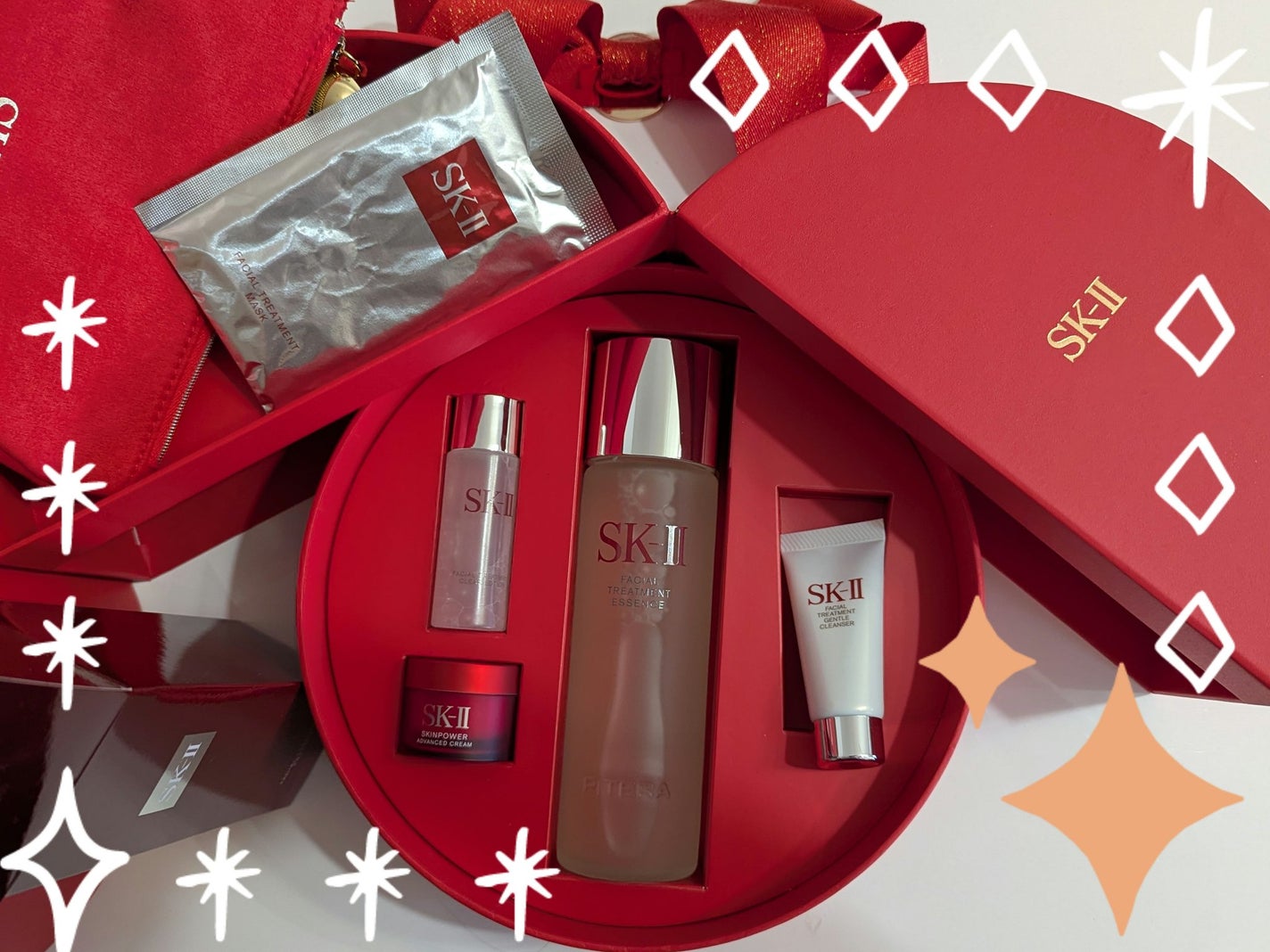 LUNA on LIPS 「クリスマス&誕生日でSK-Ⅱ買いました〜❤箱かわいい❤箱は無料..」(3枚目)
