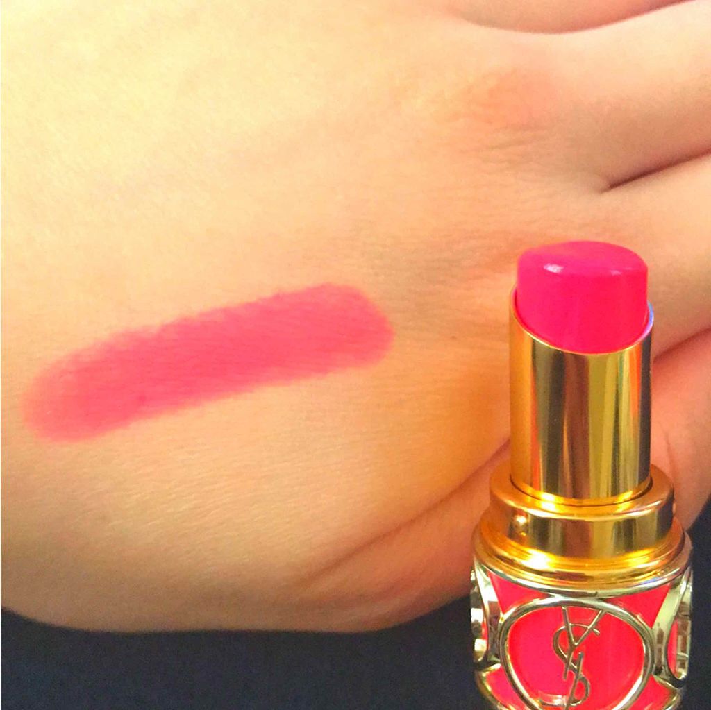 ルージュ ヴォリュプテ シャイン/YVES SAINT LAURENT BEAUTE/口紅を使ったクチコミ(2枚目)