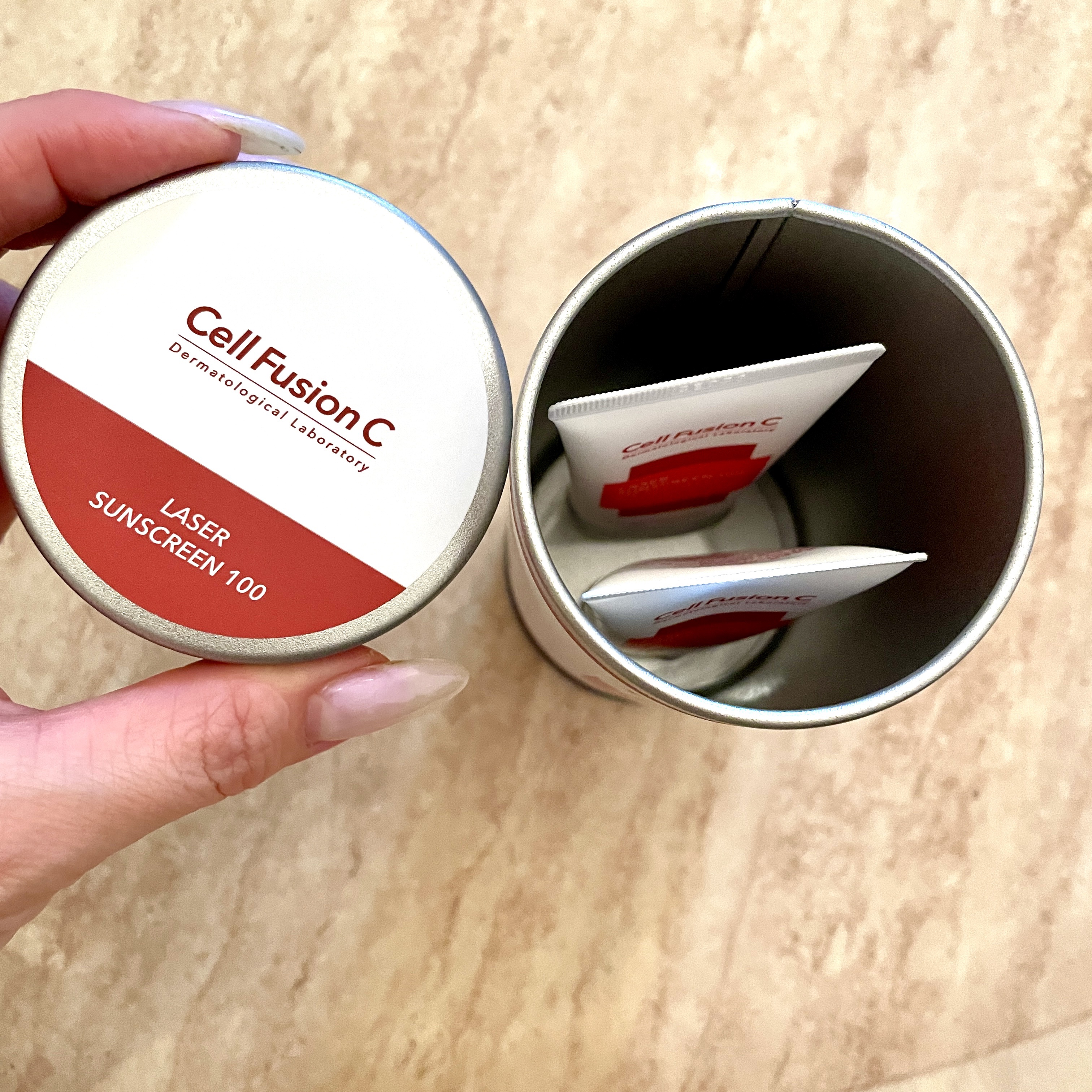 レーザーサンスクリーン 100/Cell Fusion C(セルフュージョンシー)/日焼け止めクリームを使ったクチコミ（3枚目）