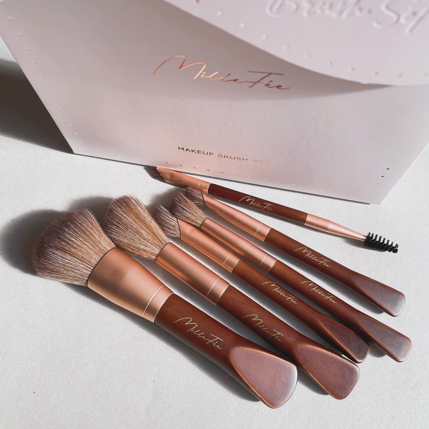 フェアリーメイクアップブラシセット/MilleFée/メイクブラシを使ったクチコミ（2枚目）