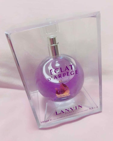 LANVIN エクラドゥアルページュ 100ml
ドン・キホーテで買うとかなり安い価格で購入出来ます😊

オーデパルファムなので香りの持続性はパルファムと比較すると劣りますが、それでも8時間くらいは持ち