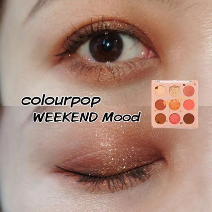 Weekend Mood/ColourPop/アイシャドウパレットを使ったクチコミ(1枚目)