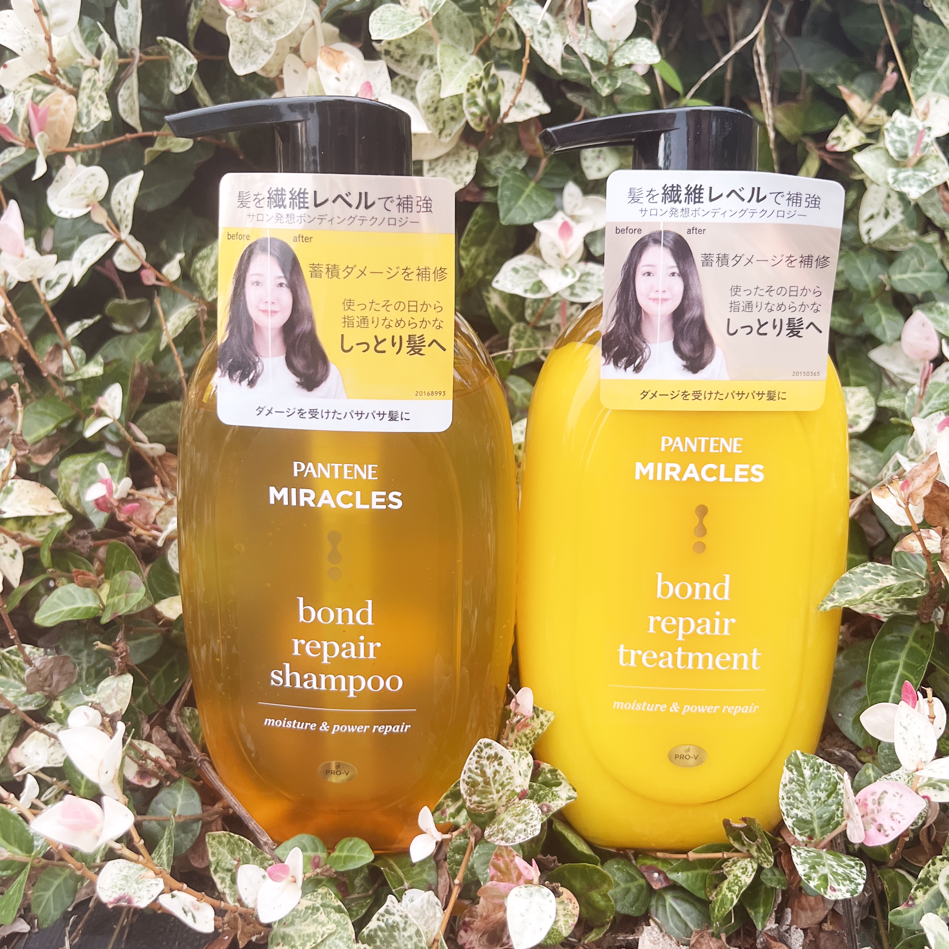 ボンドリペアシリーズ モイスチャー＆パワーリペア  シャンプー＆トリートメント/パンテーン/市販シャンプーを使ったクチコミ（1枚目）