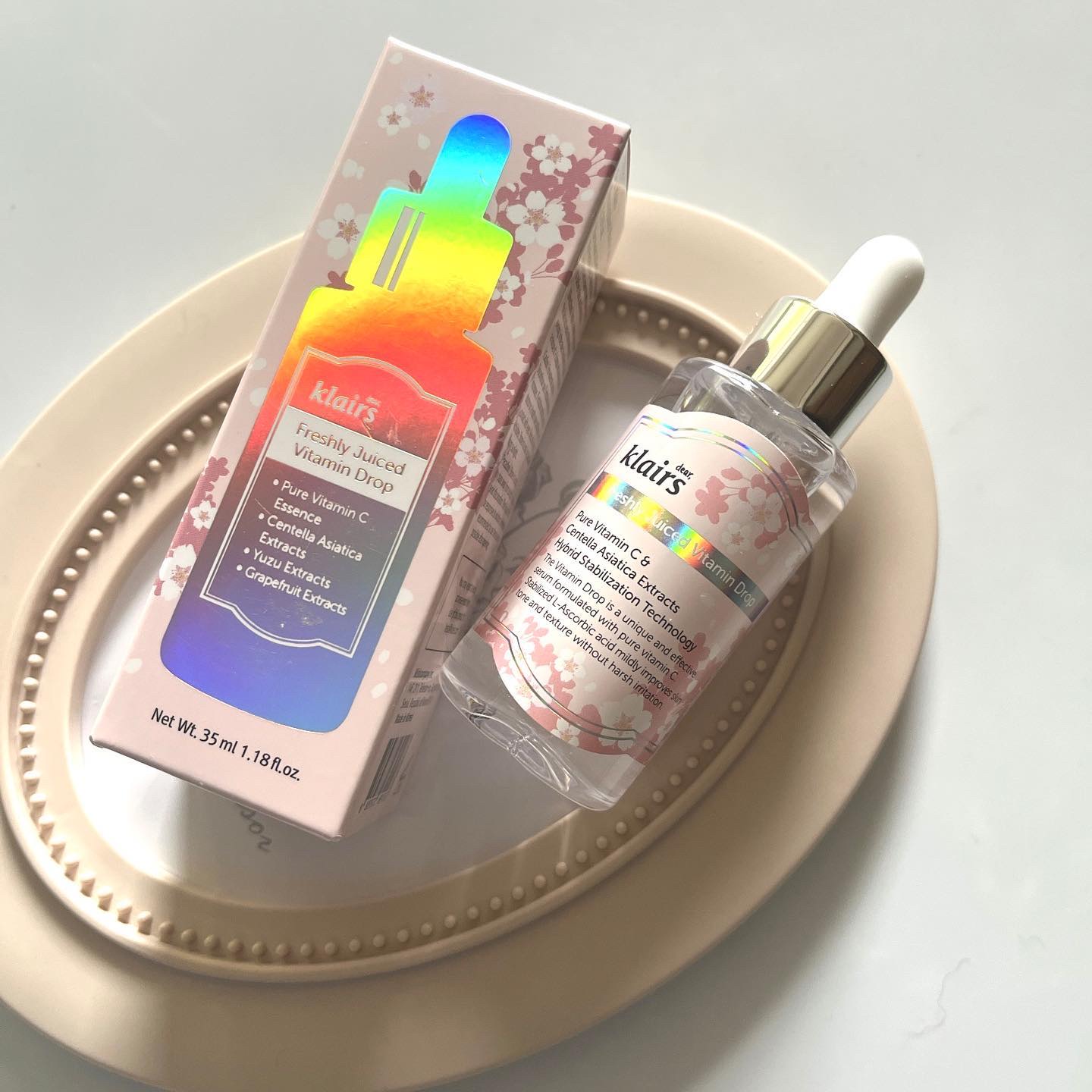 フレッシュリージュースドビタミンドロップ(35ml)/Klairs/美容液を使ったクチコミ（2枚目）