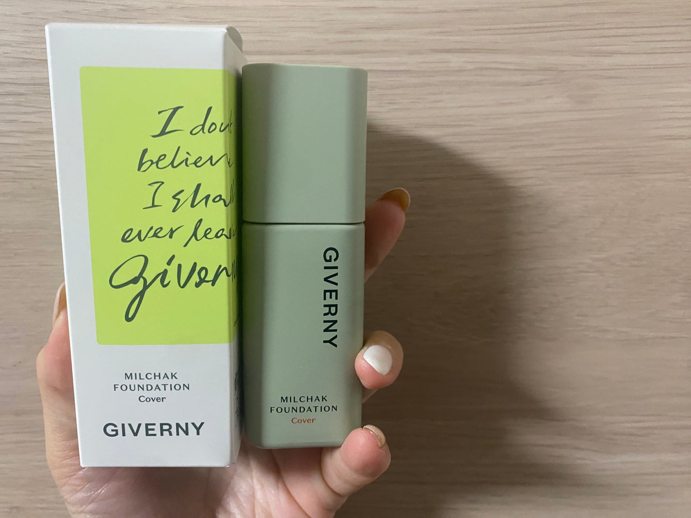 ジヴェルニー 密着カバーファンデーション/GIVERNY/リキッドファンデーションを使ったクチコミ(1枚目)