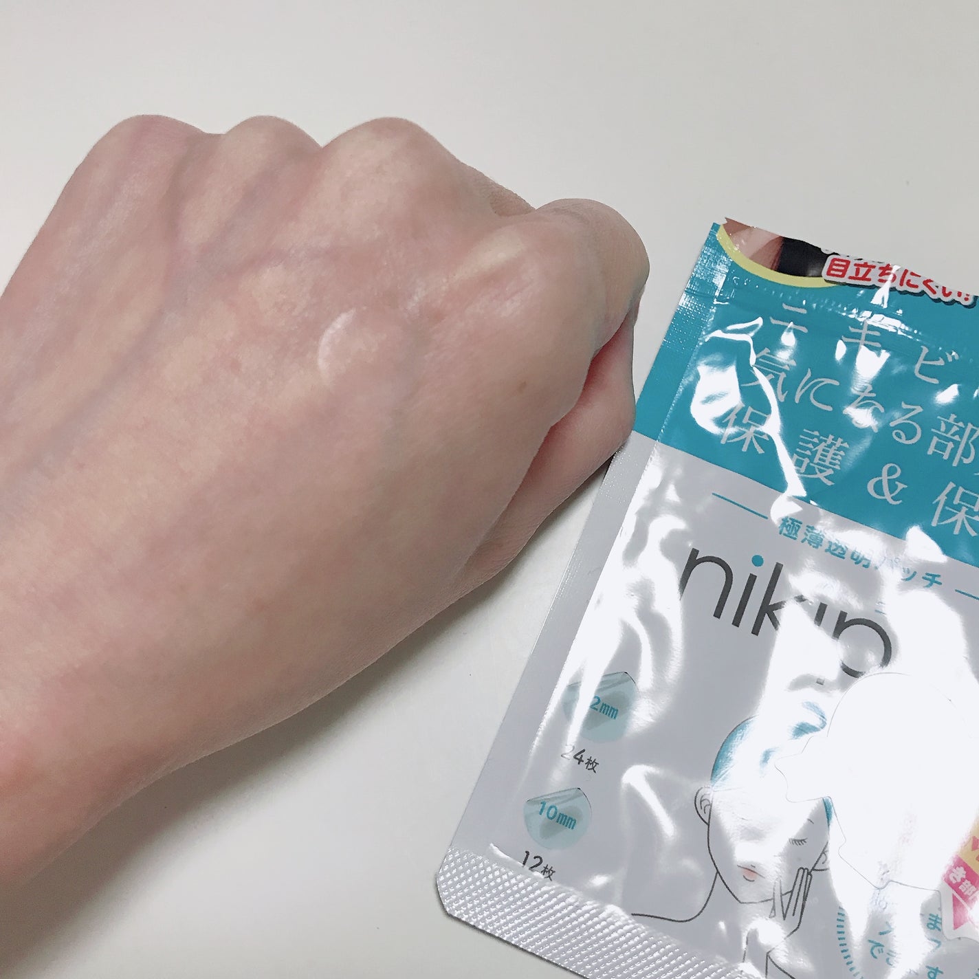 極薄透明パッチ nikipa!/金冠堂/にきびパッチを使ったクチコミ(2枚目)