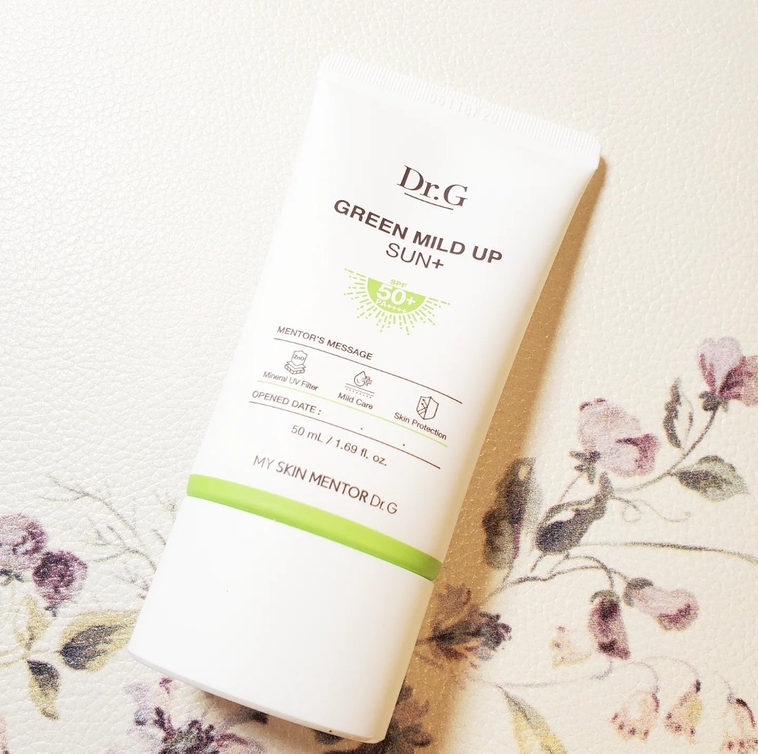 グリーンマイルドアップサンプラス/Dr.G/日焼け止めクリームを使ったクチコミ（2枚目）