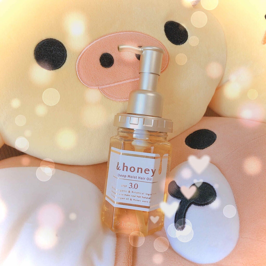 サクラ ディープモイスト ヘアオイル/&honey/ヘアオイルを使ったクチコミ(1枚目)