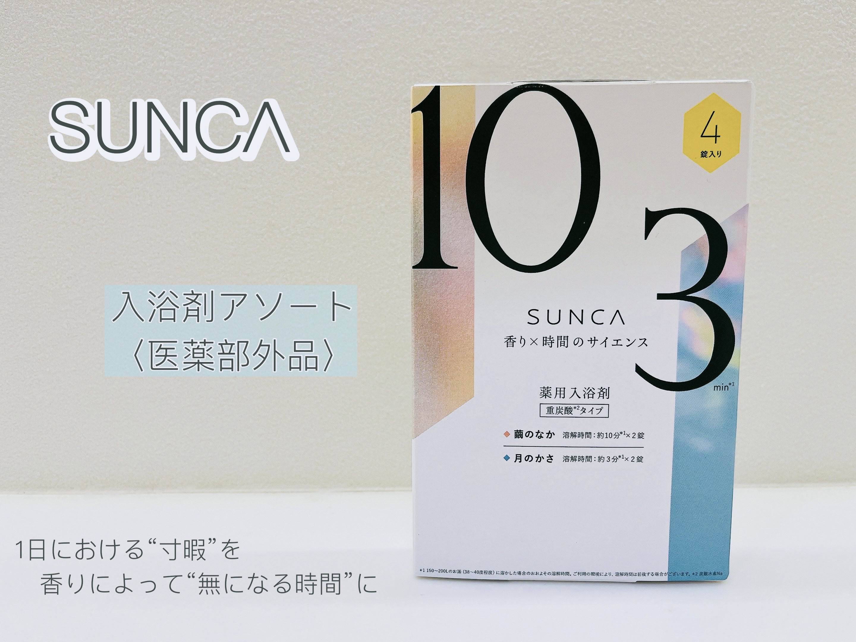[医薬部外品] SUNCA 入浴剤 アソート/SUNCA/炭酸系入浴剤を使ったクチコミ（1枚目）